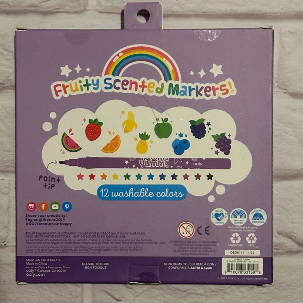 🏷 NWT Paper Mate Flair | 'Tropical Vacation' Med Point Felt Tip Pens 12 Pk - Picture 2 of 5